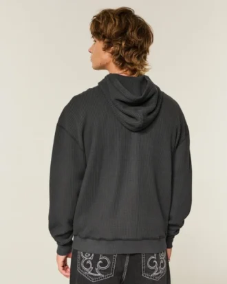 Sweat à capuche zippé thermique