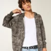 Sweat à capuche zippé thermique camouflage Sweat à capuche zippé thermique camouflage