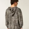 Sweat à capuche zippé thermique camouflage Sweat à capuche zippé thermique camouflage