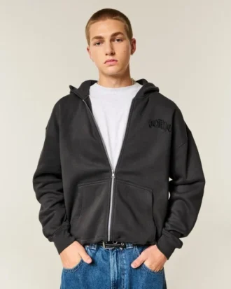 Sweat à capuche zippé Tokyo Graphic