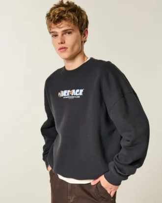 Sweat-shirt à capuche Boxy Ice Age Graphic