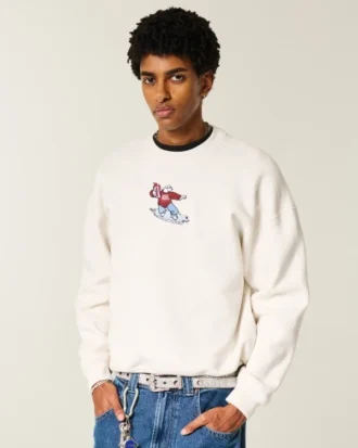 Sweat-shirt à capuche Boxy Icee Graphic