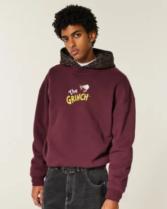 Sweat-shirt à capuche Boxy The Grinch Graphic