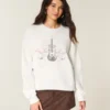 Sweat-shirt à capuche Easy New York Guitar Studded Graphic Sweat-shirt à capuche Easy New York Guitar Studded Graphic