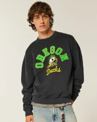 Sweat-shirt à capuche graphique Boxy University of Oregon Ducks