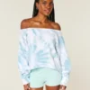 Sweat-shirt double à épaules dénudées et tie-dye facile à réaliser