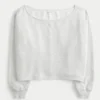Sweat-shirt double à épaules dénudées facile à porter Sweat-shirt double à épaules dénudées facile à porter