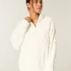 Sweat-shirt à fermeture éclair quart de longueur Gilly Hicks Sherpa Sweat-shirt à fermeture éclair quart de longueur Gilly Hicks Sherpa