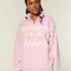 Sweat-shirt à fermeture éclair quart de longueur Gilly Hicks Sherpa Sweat-shirt à fermeture éclair quart de longueur Gilly Hicks Sherpa