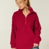 Sweat-shirt à fermeture éclair quart de longueur Gilly Hicks Sherpa Sweat-shirt à fermeture éclair quart de longueur Gilly Hicks Sherpa