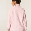 Sweat-shirt à fermeture éclair quart de longueur Gilly Hicks Sherpa Sweat-shirt à fermeture éclair quart de longueur Gilly Hicks Sherpa