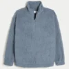 Sweat-shirt à fermeture éclair quart de longueur Gilly Hicks Sherpa Sweat-shirt à fermeture éclair quart de longueur Gilly Hicks Sherpa