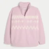 Sweat-shirt à fermeture éclair quart de longueur Gilly Hicks Sherpa Sweat-shirt à fermeture éclair quart de longueur Gilly Hicks Sherpa