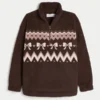 Sweat-shirt à fermeture éclair quart de longueur Gilly Hicks Sherpa Sweat-shirt à fermeture éclair quart de longueur Gilly Hicks Sherpa