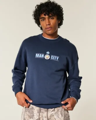 Sweat-shirt graphique Boxy Manchester City FC
