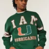 Sweat-shirt graphique Boxy University of Miami Hurricanes