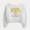 Sweat-shirt graphique Iowa Hawkeyes facile à enfiler, avec épaules dénudées Sweat-shirt graphique Iowa Hawkeyes facile à enfiler, avec épaules dénudées