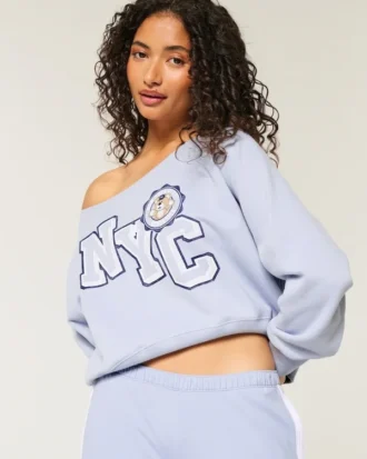 Sweat-shirt graphique NYC facile à enfiler