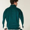 Sweat-shirt à logo et fermeture éclair quart de longueur Sweat-shirt à logo et fermeture éclair quart de longueur