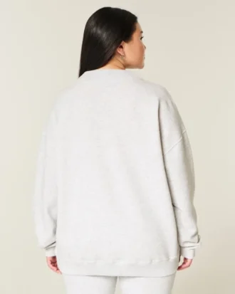 Sweat-shirt oversize à col montant Sweat-shirt oversize à col montant