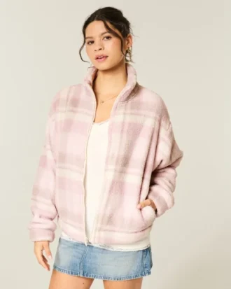Sweat-shirt zippé Sherpa Gilly Hicks
