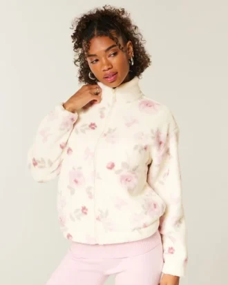 Sweat-shirt zippé Sherpa Gilly Hicks Sweat-shirt zippé Sherpa Gilly Hicks
