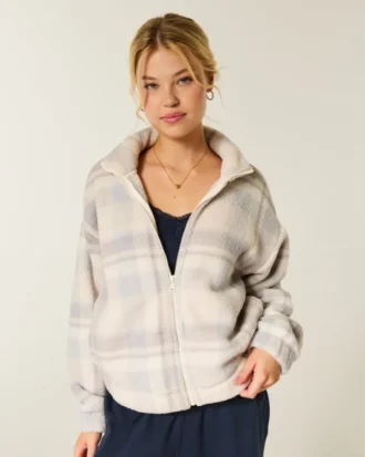 Sweat-shirt zippé Sherpa Gilly Hicks