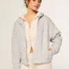 Sweat-shirt zippé Sherpa Gilly Hicks