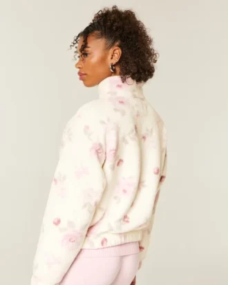 Sweat-shirt zippé Sherpa Gilly Hicks Sweat-shirt zippé Sherpa Gilly Hicks