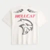 T-shirt ample Dodge Hellcat Graphic Jersey T-shirt ample Dodge Hellcat Graphic Jersey
