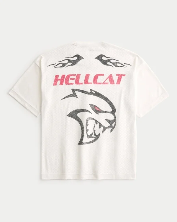 T-shirt ample Dodge Hellcat Graphic Jersey T-shirt ample Dodge Hellcat Graphic Jersey
