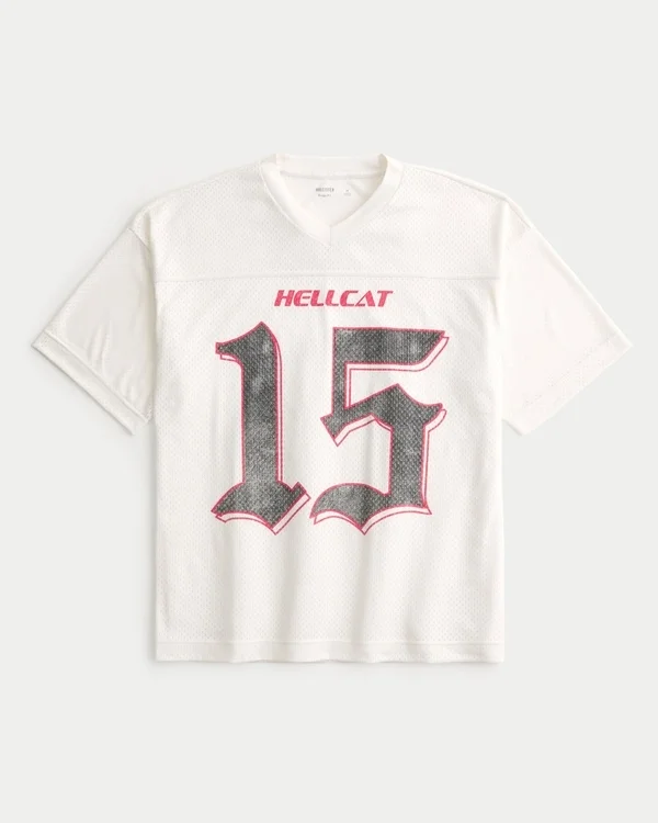 T-shirt ample Dodge Hellcat Graphic Jersey T-shirt ample Dodge Hellcat Graphic Jersey