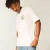 T-shirt ample en coton avec motif Hollywood Haunts