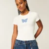 T-shirt bébé avec motif papillon T-shirt bébé avec motif papillon