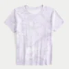 T-shirt bébé à col rond camouflage