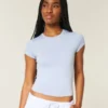 T-shirt bébé en tissu extensible doux sans coutures T-shirt bébé en tissu extensible doux sans coutures