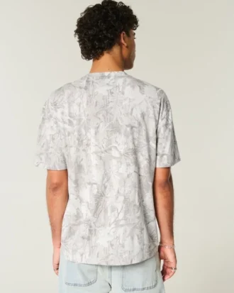 T-shirt camouflage graphique Boxy New York University