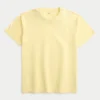 T-shirt à col rond délavé décontracté T-shirt à col rond délavé décontracté