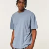 T-shirt à col rond et effet flammé T-shirt à col rond et effet flammé