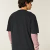 T-shirt à col rond épais et carré avec micro-logo T-shirt à col rond épais et carré avec micro-logo