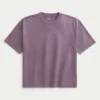 T-shirt court et épais délavé T-shirt court et épais délavé