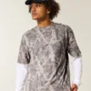T-shirt court et épais à motif camouflage T-shirt court et épais à motif camouflage