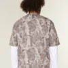 T-shirt court et épais à motif camouflage T-shirt court et épais à motif camouflage