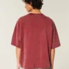 T-shirt de football graphique baggy court épais T-shirt de football graphique baggy court épais