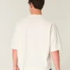 T-shirt de football graphique baggy court épais T-shirt de football graphique baggy court épais