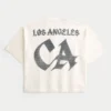 T-shirt de football graphique Los Angeles, coupe ample et épaisse T-shirt de football graphique Los Angeles, coupe ample et épaisse