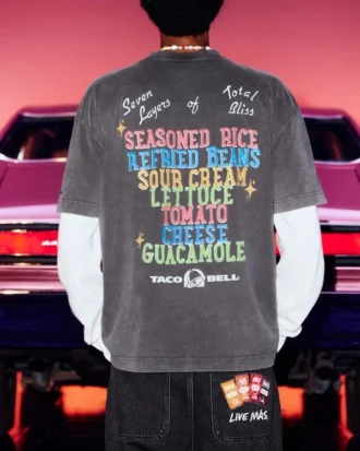 T-shirt graphique ample et épais Hollister x Taco Bell T-shirt graphique ample et épais Hollister x Taco Bell
