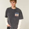 T-shirt graphique ample et épais Hollister x Taco Bell T-shirt graphique ample et épais Hollister x Taco Bell