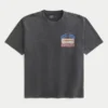 T-shirt graphique ample et épais Hollister x Taco Bell T-shirt graphique ample et épais Hollister x Taco Bell