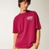 T-shirt graphique Baggy Cotton Shady Pine Motel T-shirt graphique Baggy Cotton Shady Pine Motel